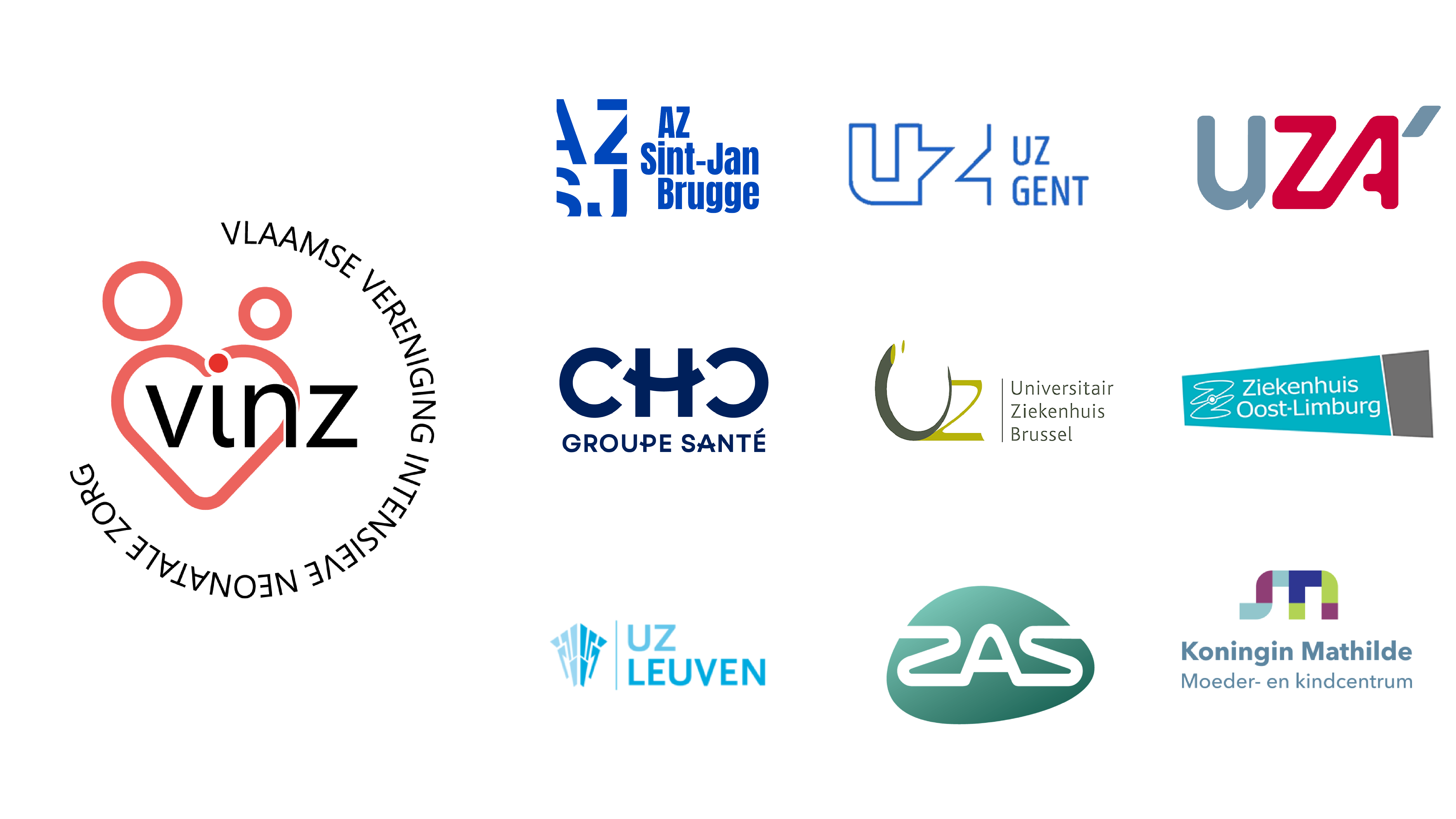 VINZ + logo's ziekenhuizen